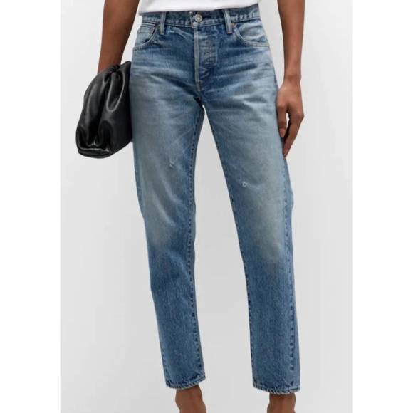 MOUSSY Denim - NEW MOUSSY women's arden tapered jeans in blue